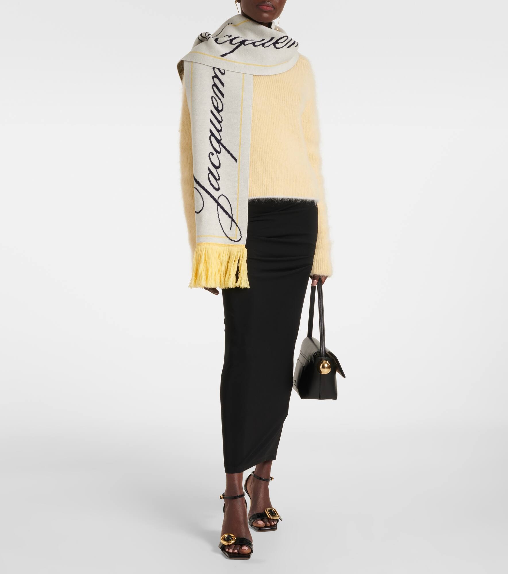 Liga logo wool scarf - 2