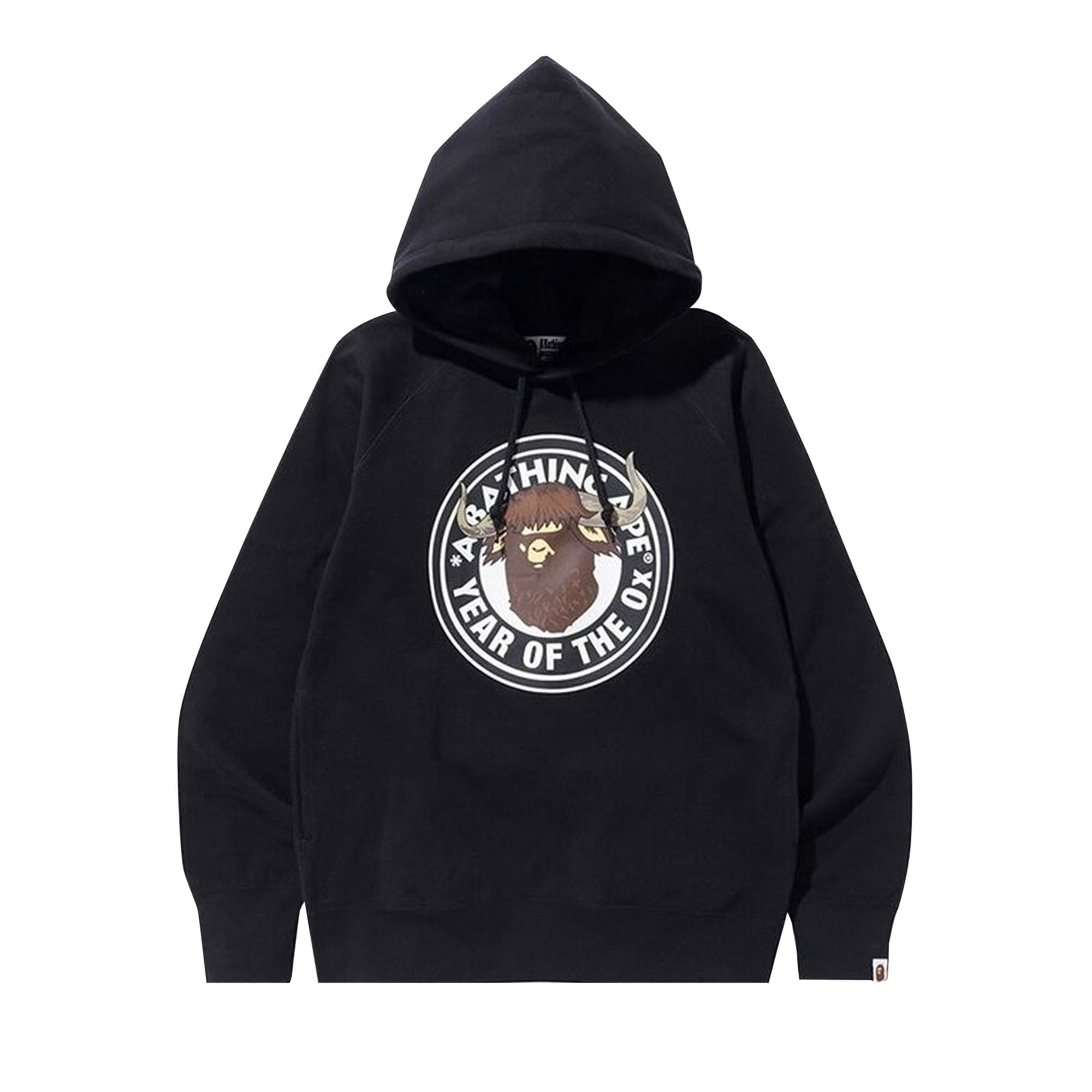 BAPE Year Of The Ox Pullover Hoodie 'Black' - 1