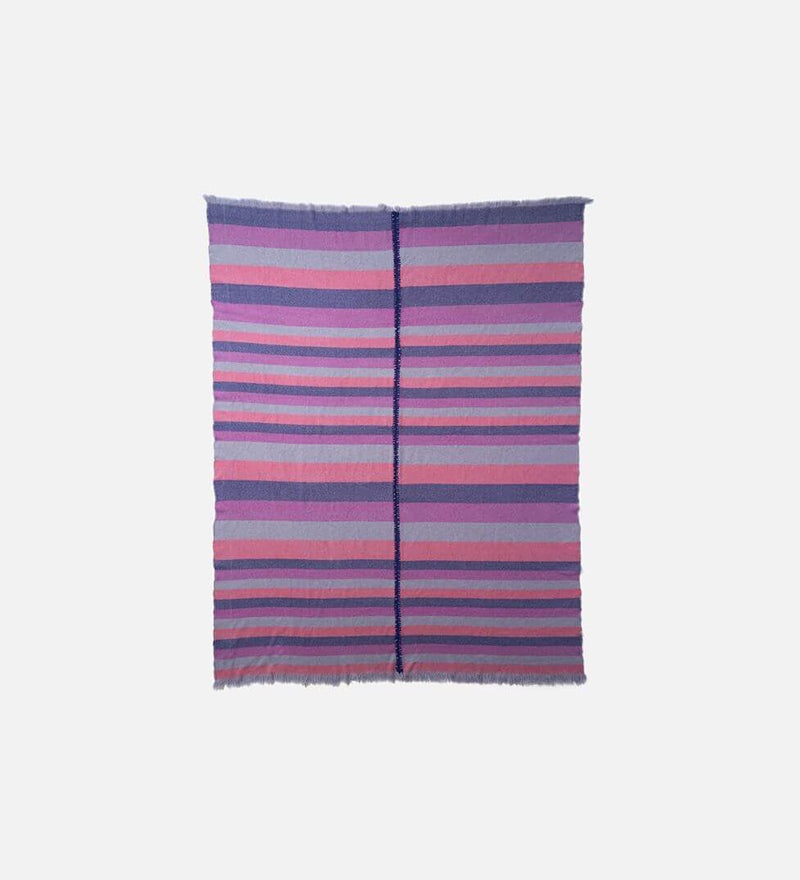 VARIED STRIPE WOVEN THROW - 1