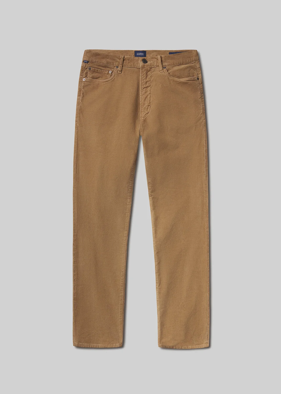 Gage Slim Straight Corduroy In Camel - 1