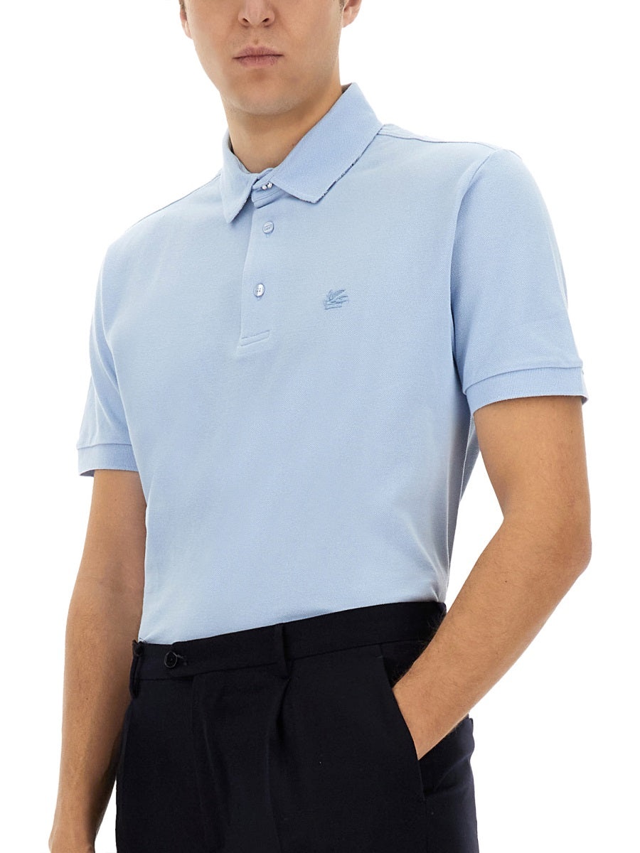 Etro Men Cotton Polo - 4