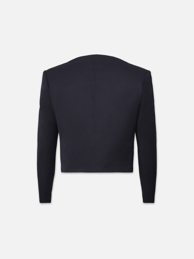 FRAME Button Front Jacket in Navy outlook