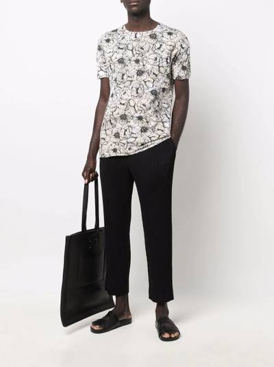 Avant Toi floral-print cotton T-shirt outlook