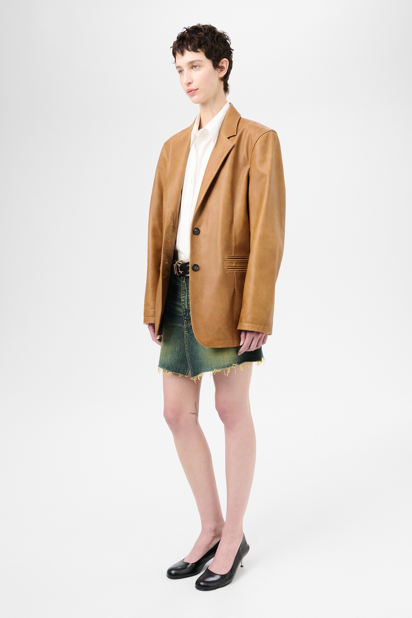 Opening Blazer Burnt Sugar Leather - 2