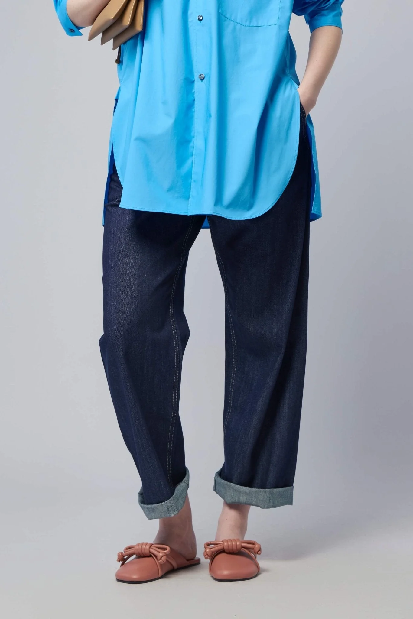 Cropped Casual Pants - 1