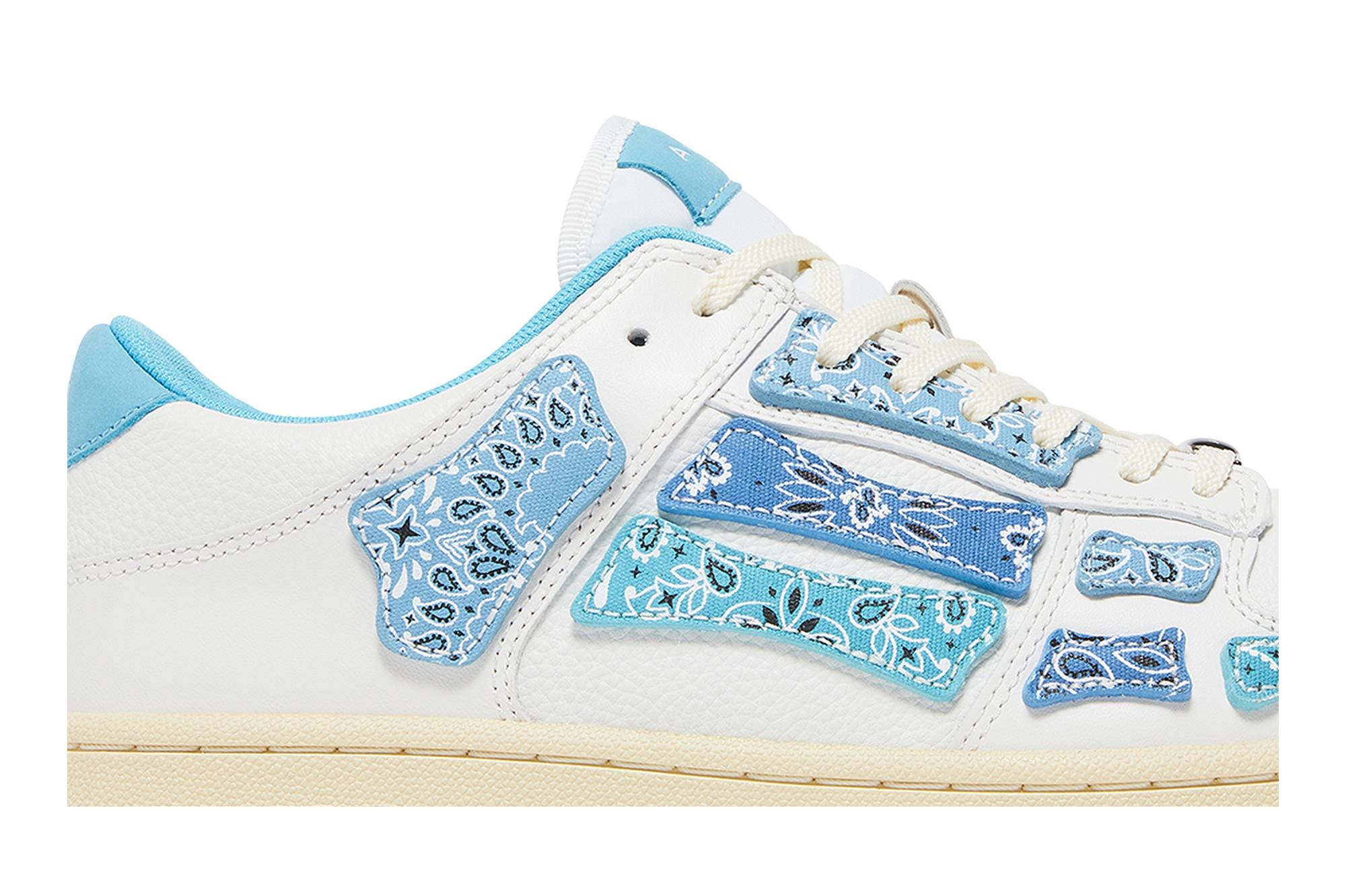 Amiri Skel Top Low 'Bandana - White Blue' - 2