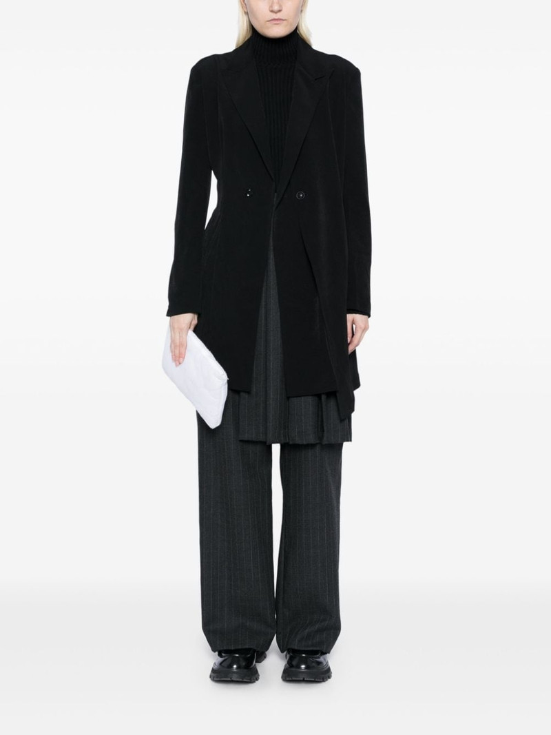 Y's asymmetric double-front blazer outlook