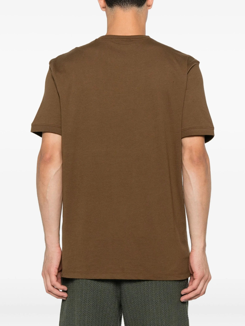 Hugo Logo-embroidered Cotton T-shirt 3
