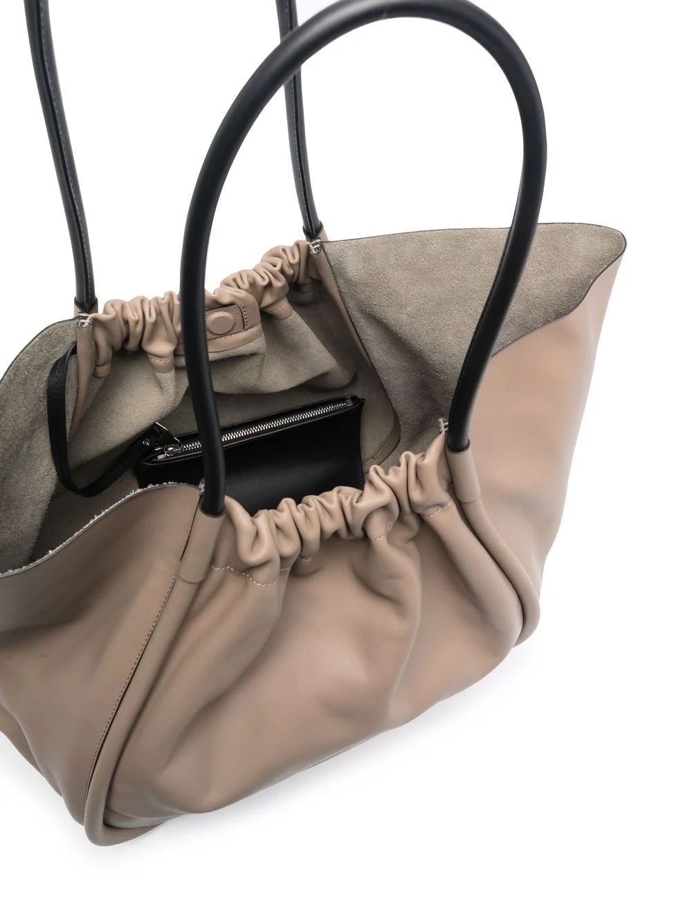 Ruched XL tote bag - 5