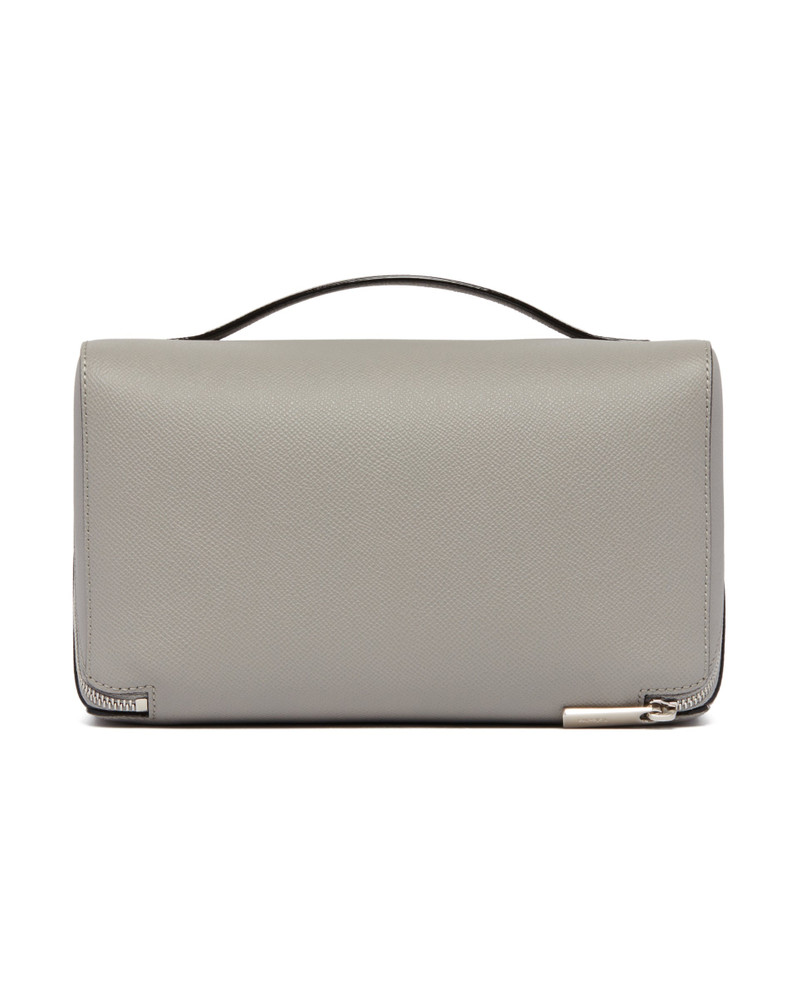 Valextra Gray V-Line Wash Bag outlook