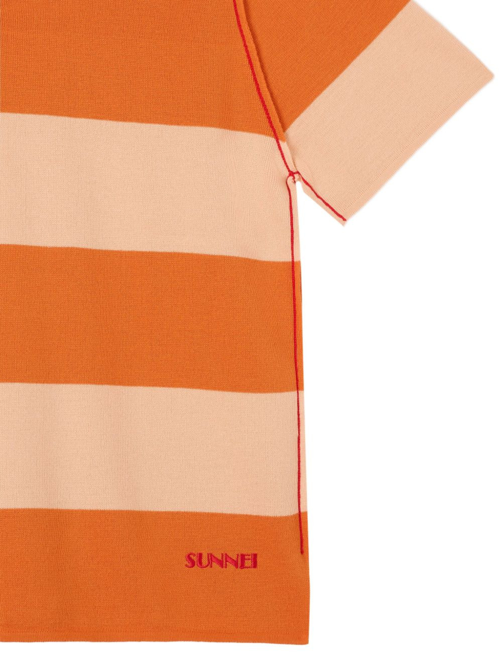 striped short-sleeve polo shirt - 3