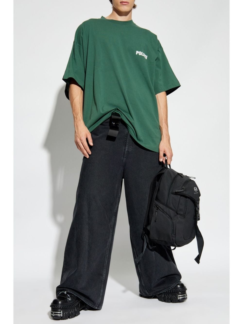 logo-print cotton T-shirt - 2