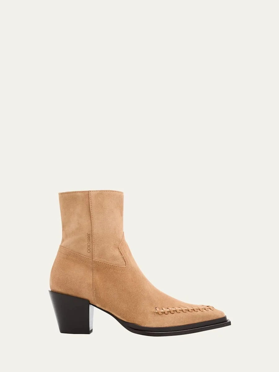 Cece 60 Suede Ankle Boots - 1