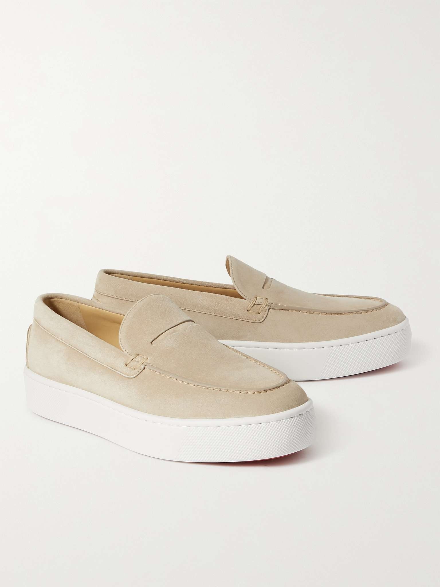 Paqueboat Suede Penny Loafers - 4