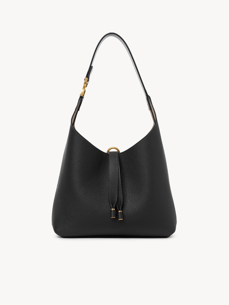 SMALL MARCIE HOBO BAG IN GRAINED LEATHER 1