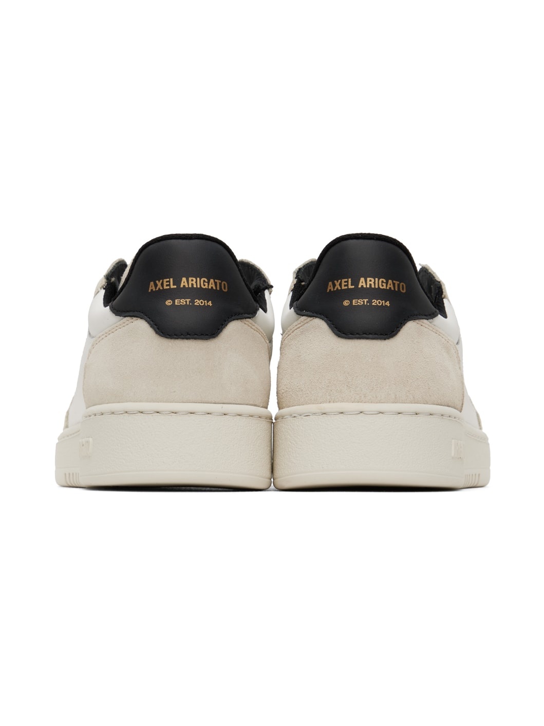 White & Beige Dice Lo Sneakers - 2