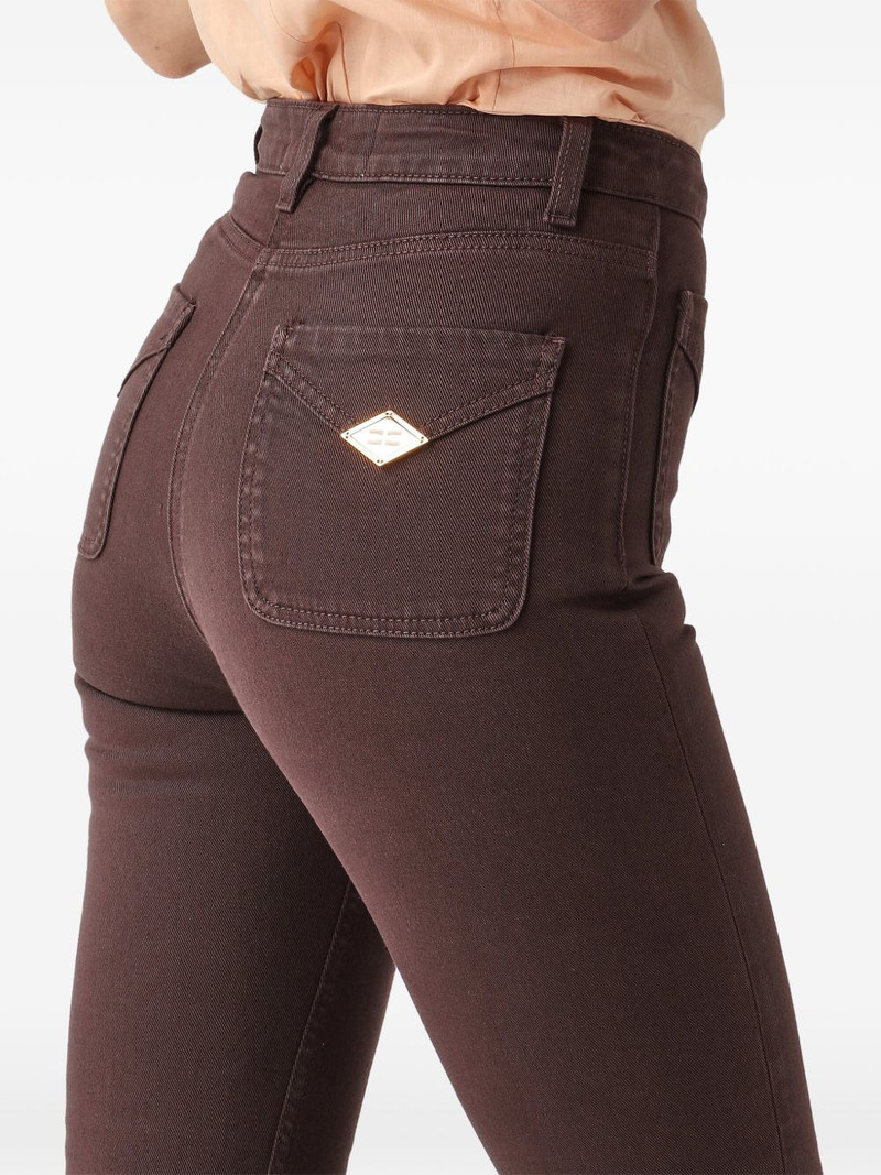 brown flared trousers 5