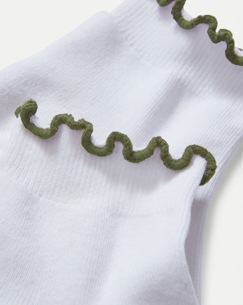 RUFFLE CREW SOCK 3