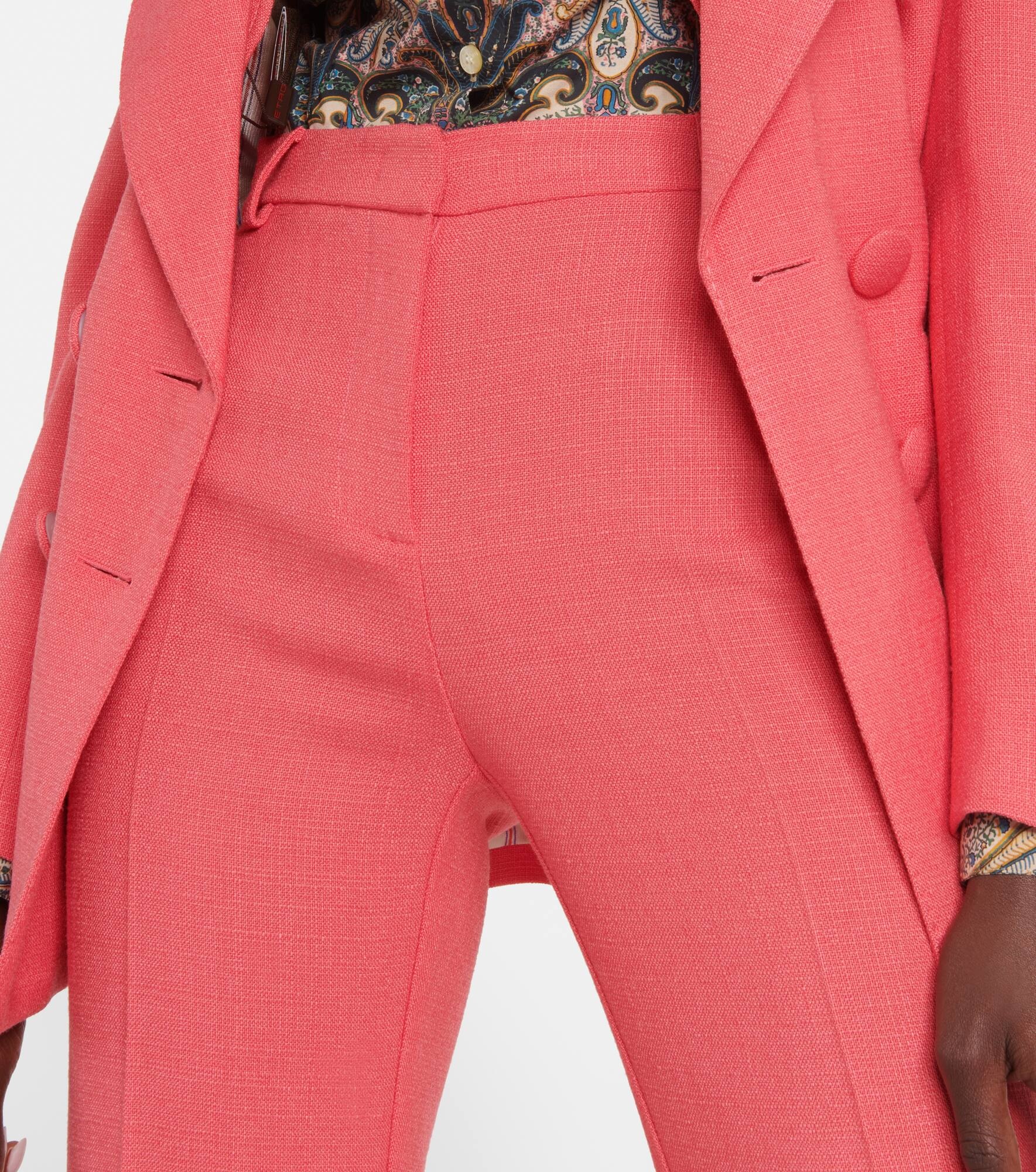 High-rise flared pants - 4
