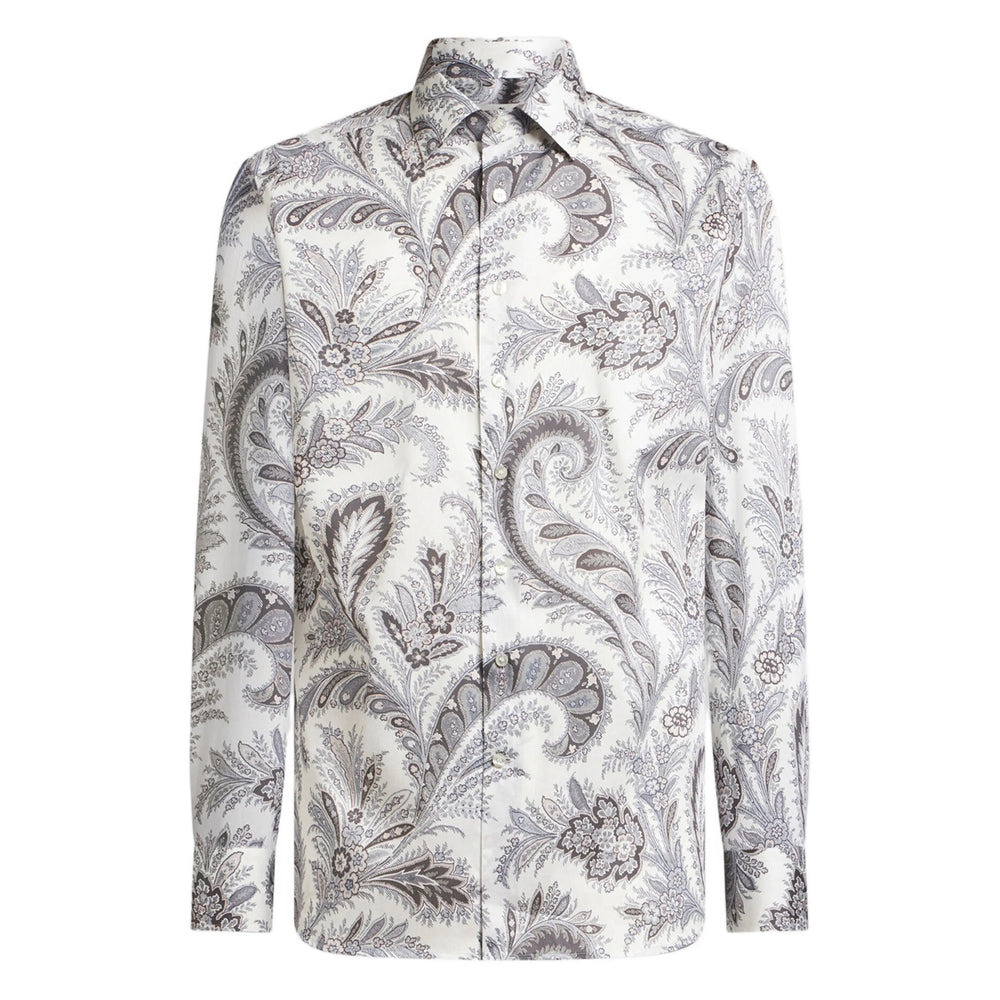 Etro Grey Shirts Men - 1