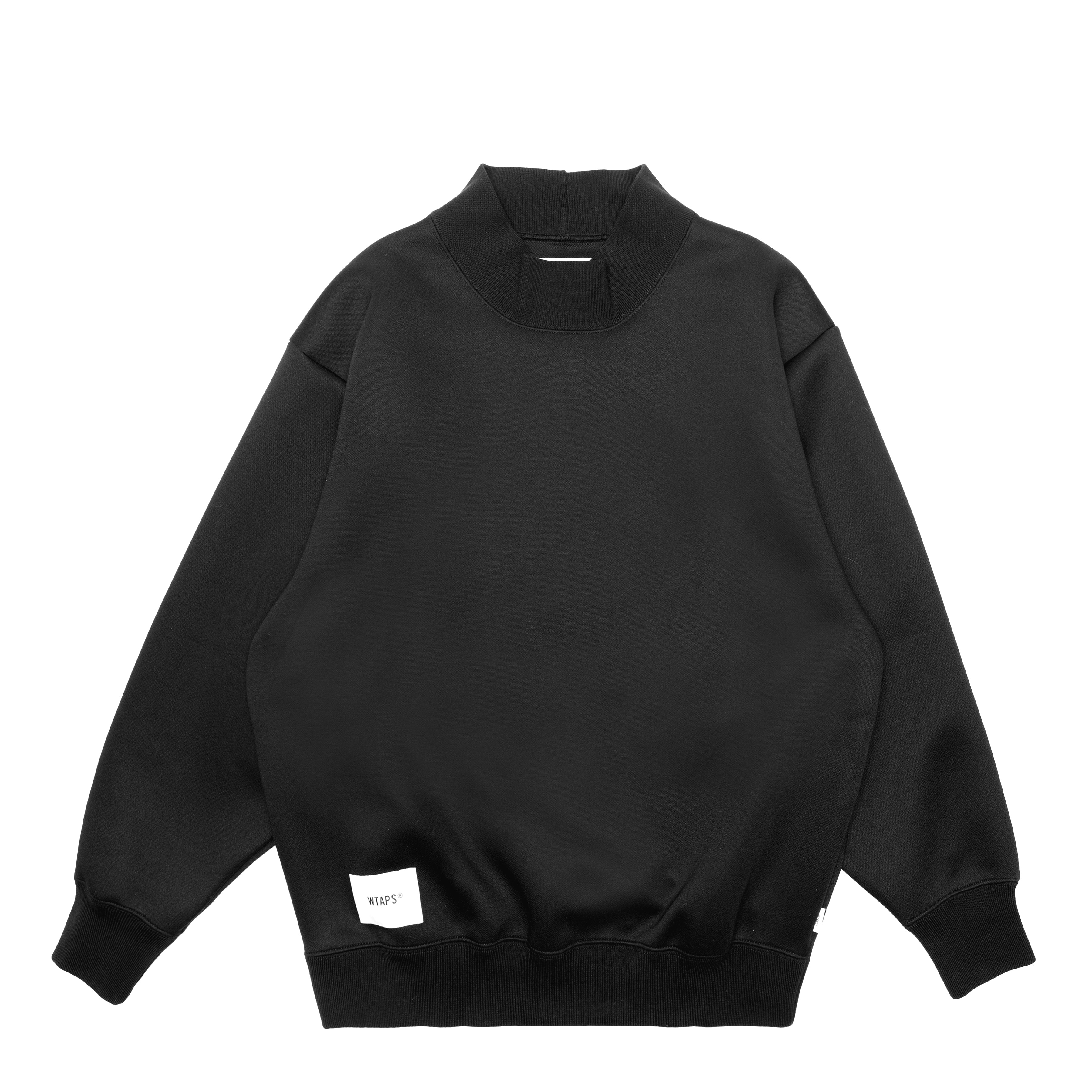 WTAPS Mock Neck / Sweater / Poly. Fortless BLACK | havenshop