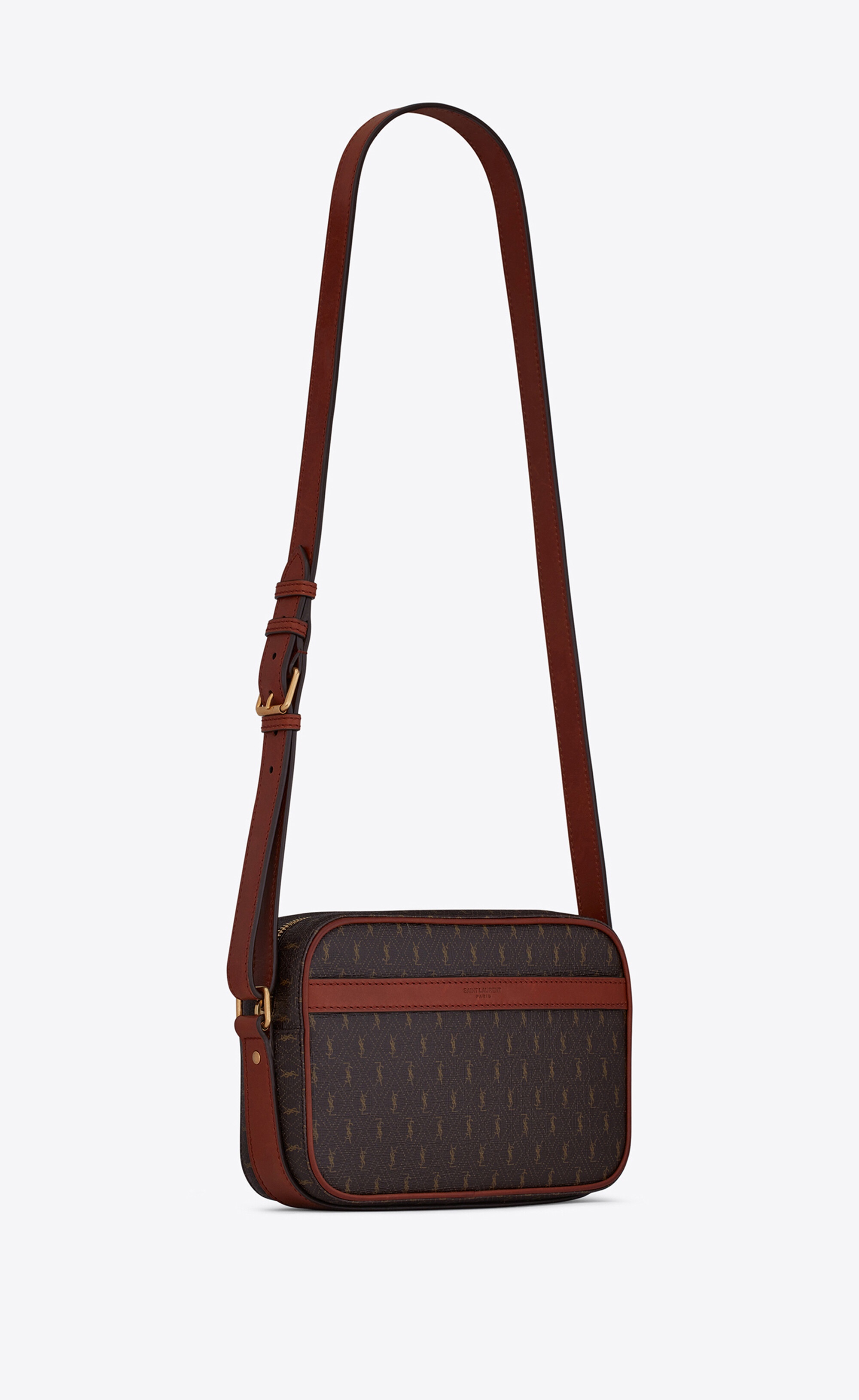 le monogramme camera bag in monogram canvas and smooth leather - 4