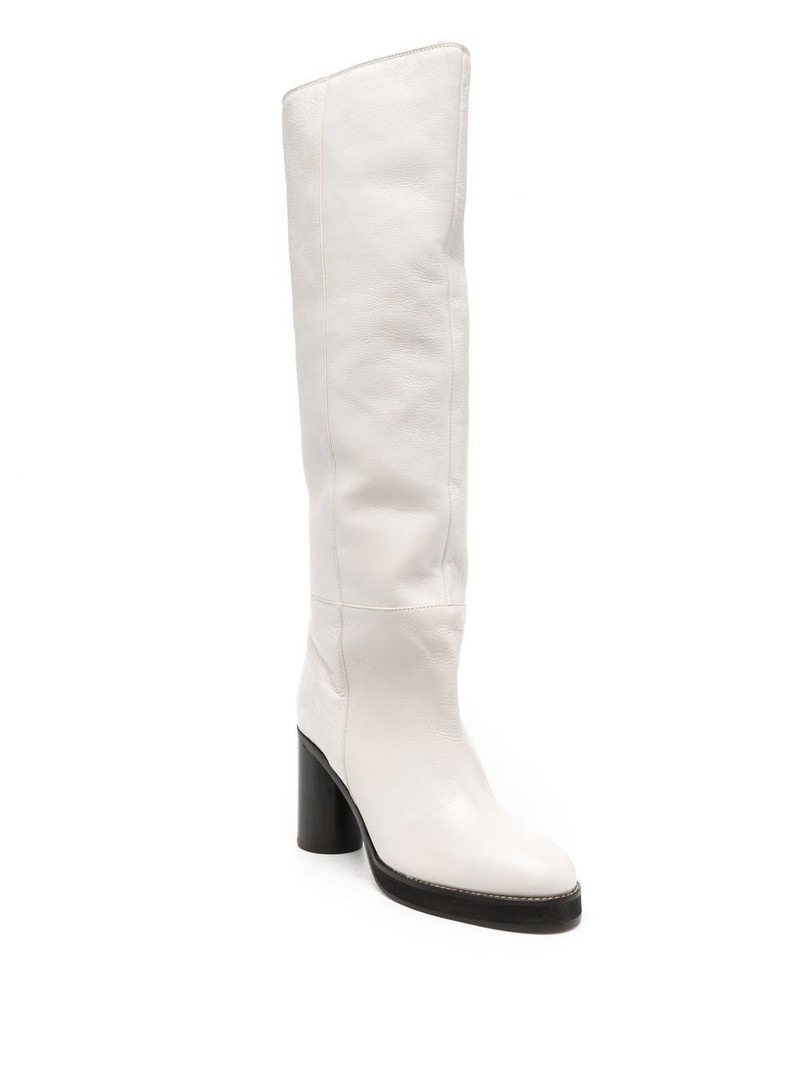 Isabel Marant leather knee-high 85mm boots outlook