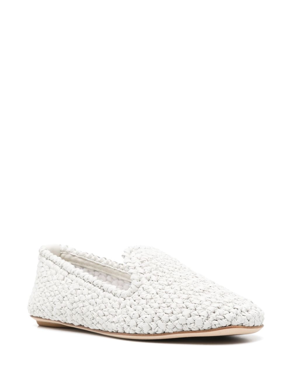 interwoven-design slippers - 2