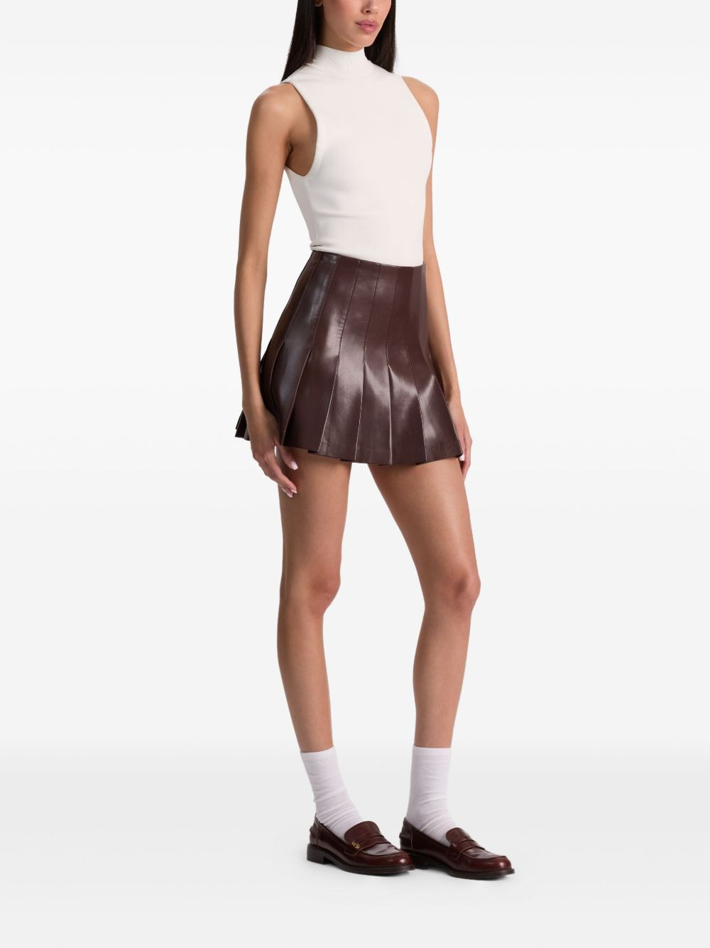 Carter pleated mini skirt - 3