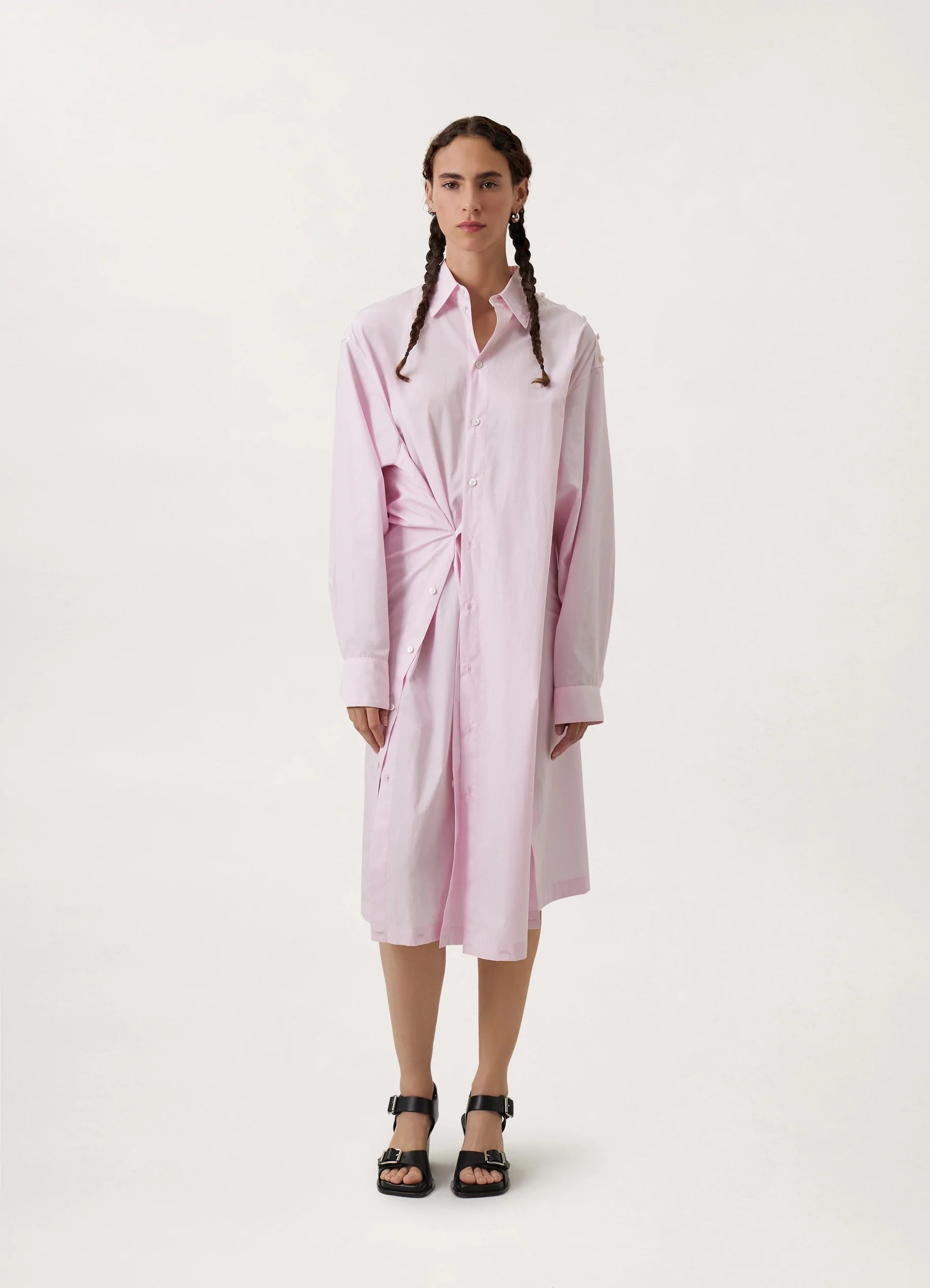 PLAYFUL BUTTONED SHIRT DRESS
COTTON POPLIN - 2