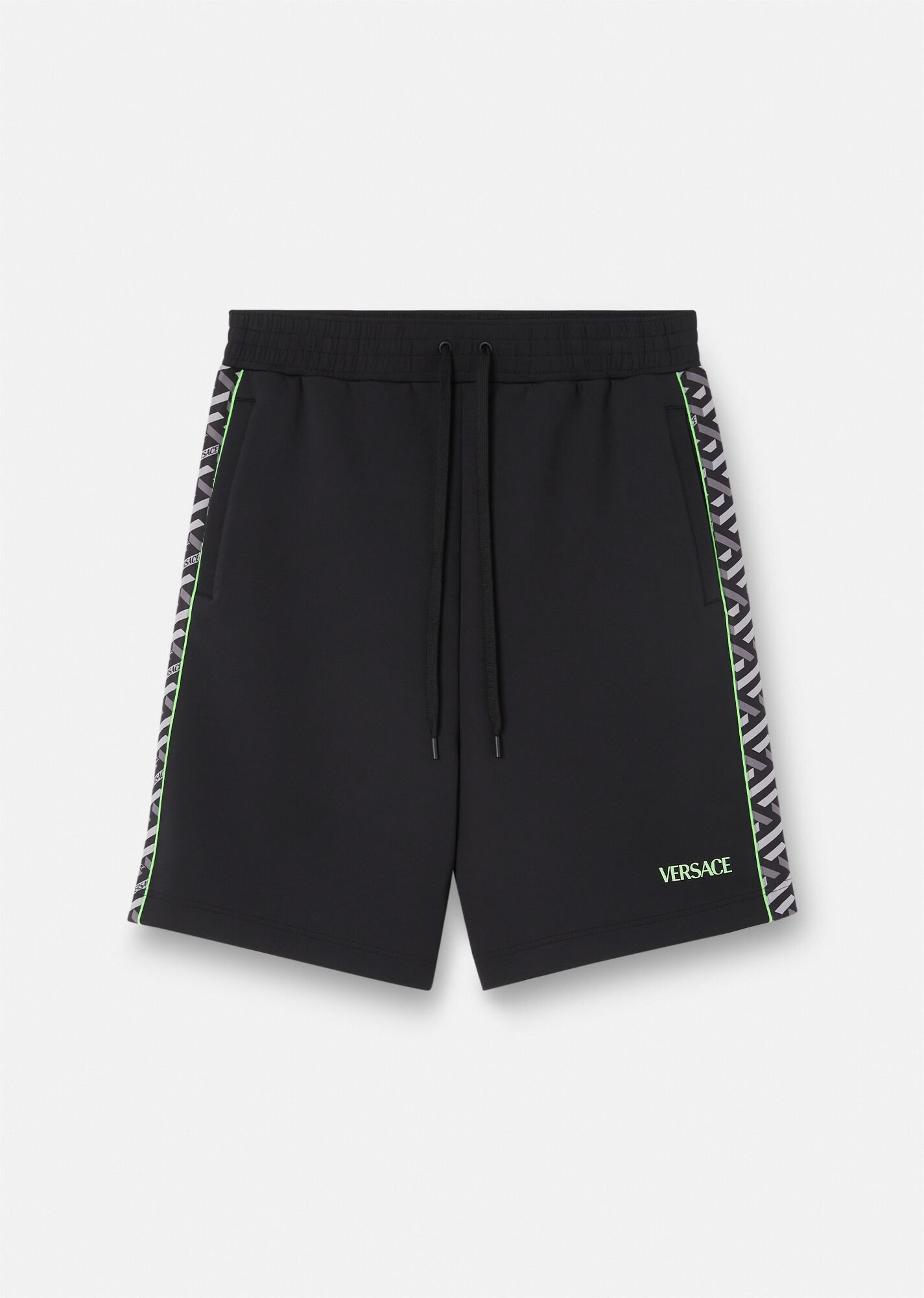 La Greca Nylon Gym Shorts - 1