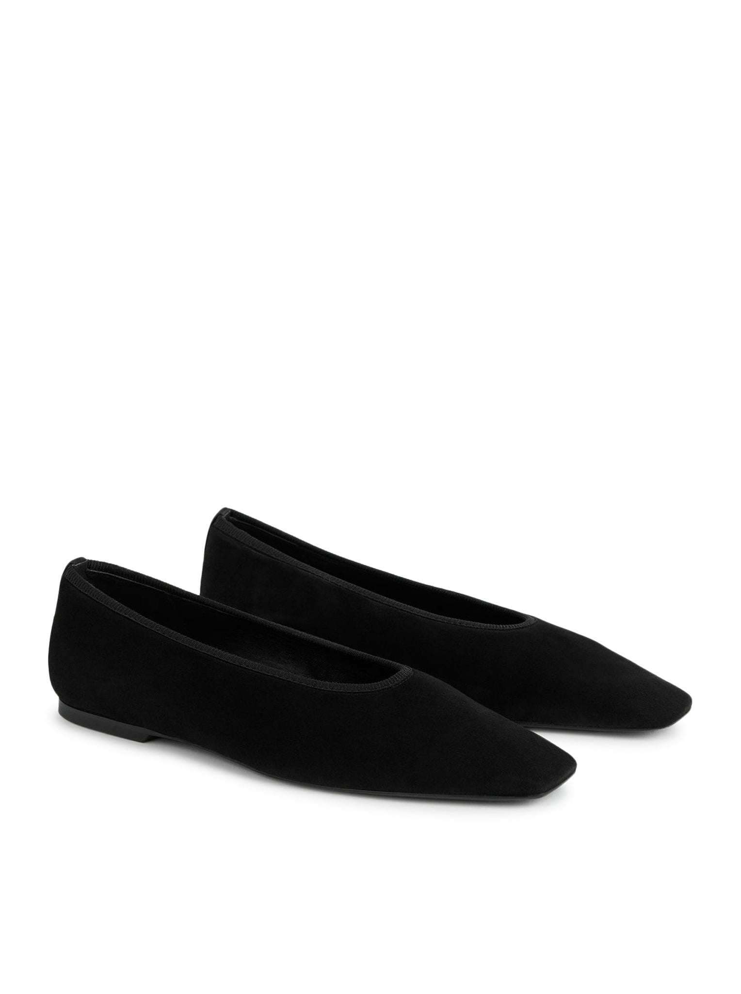 MINIMALIST SUEDE BALLERINAS - 3