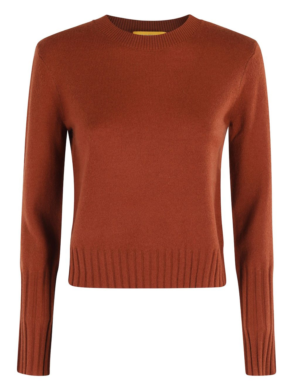 ribbed-hem cashmere sweater - 1