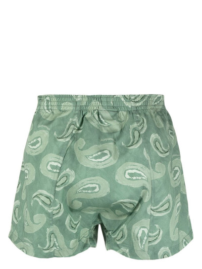 JACQUEMUS paisley-print swim shorts outlook