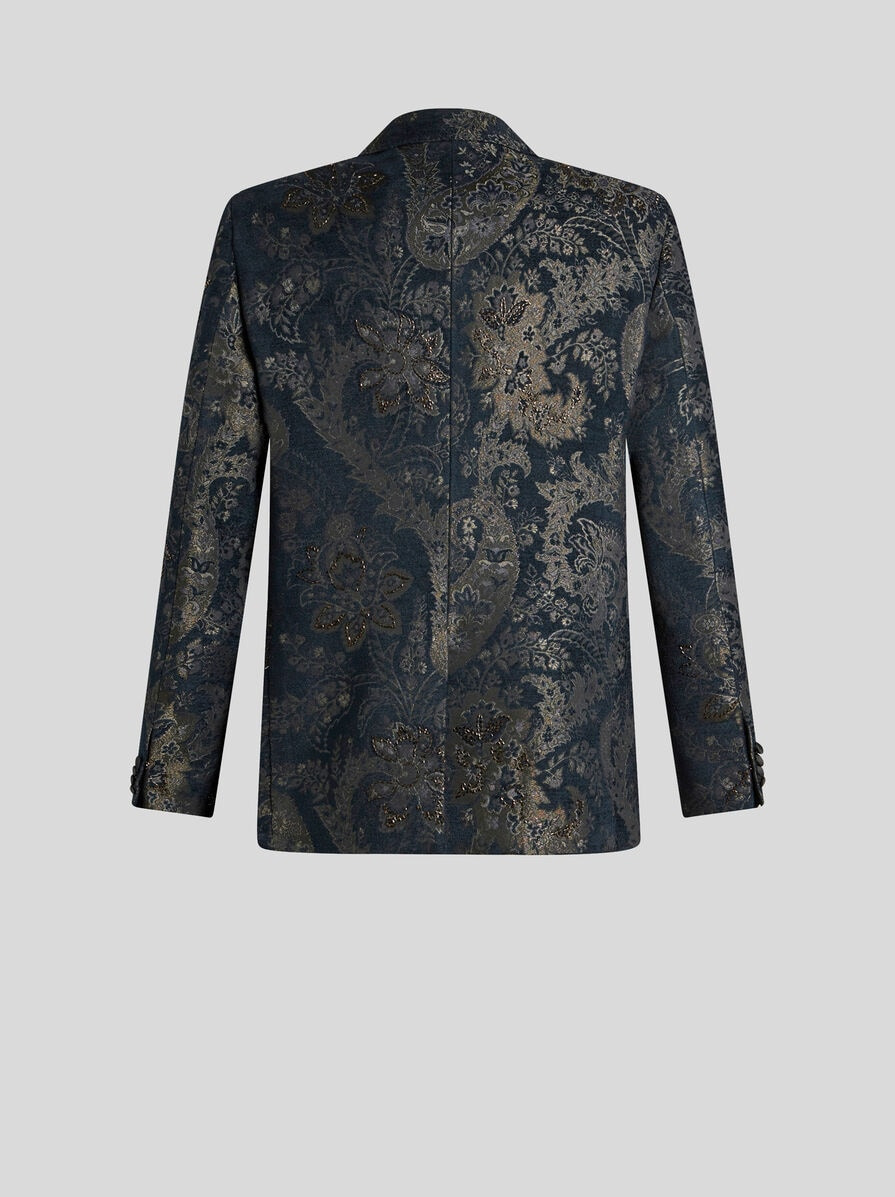 JACQUARD BLAZER WITH EMBROIDERY - 5