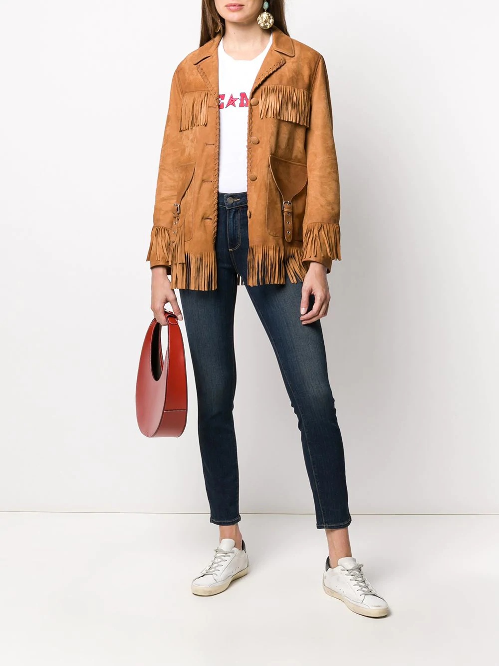 Esperanza fringed leather jacket - 2