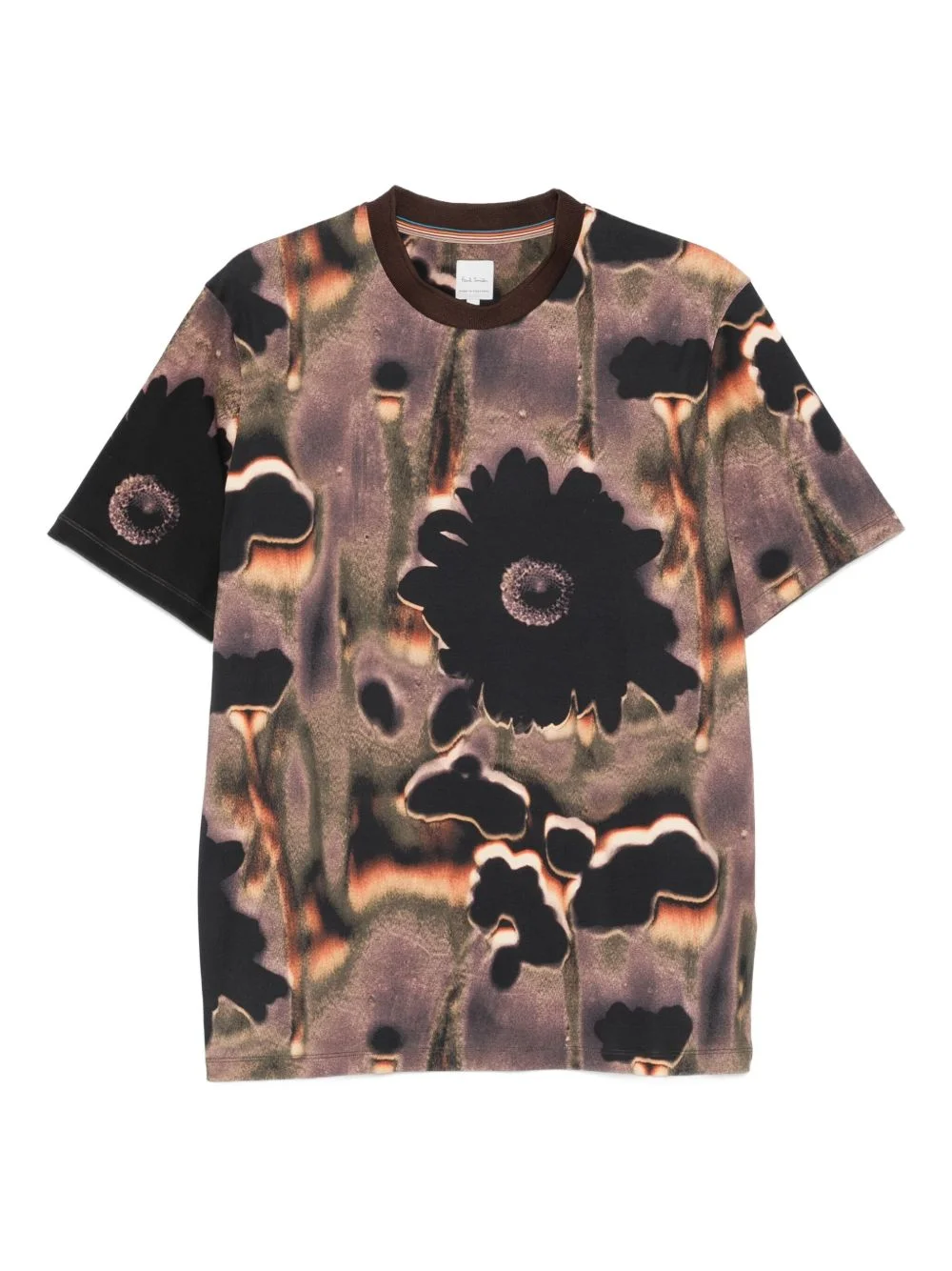 floral-print T-shirt - 1