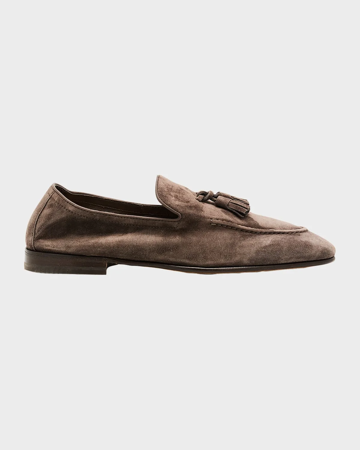 Men's Suede Tassel Loafers - 1