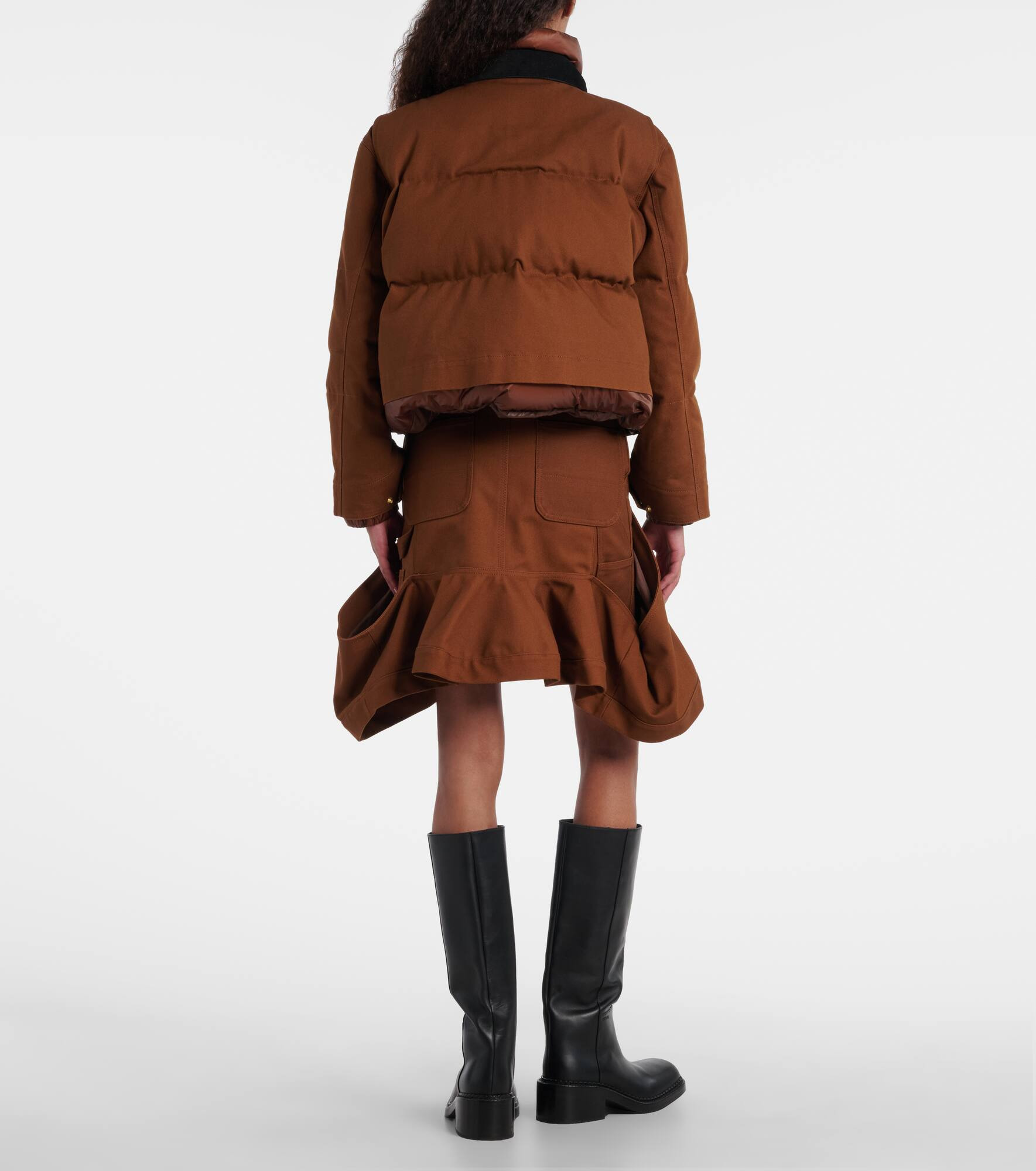 x Carhartt cotton canvas down jacket - 3