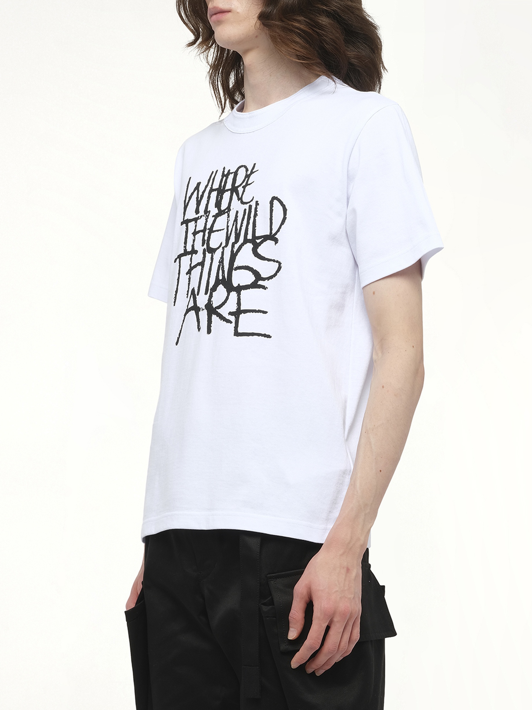 WHERE THE WILD THINGS ARE Logo T-Shirt in White - 5