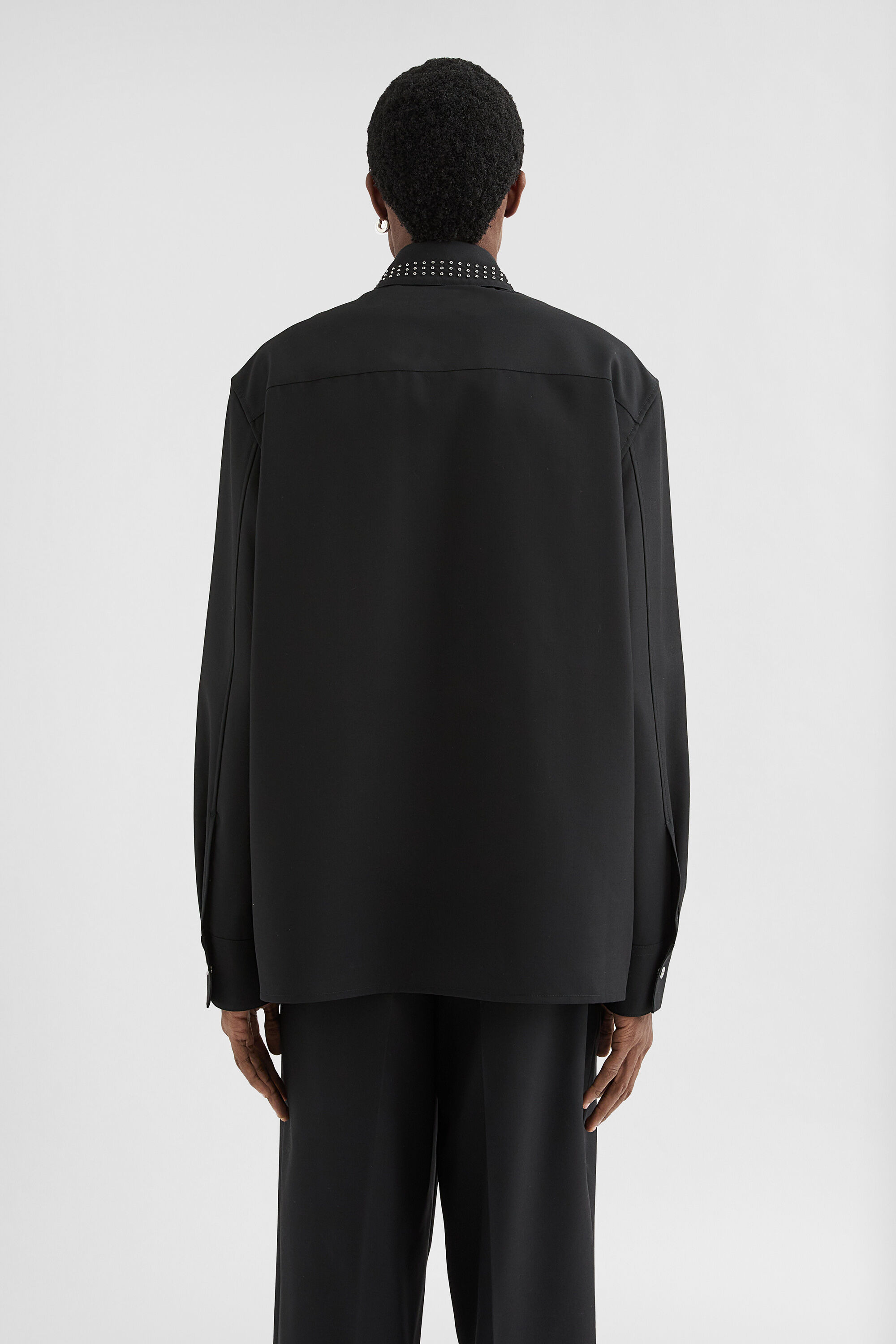 Wool Poplin Shirt - 6
