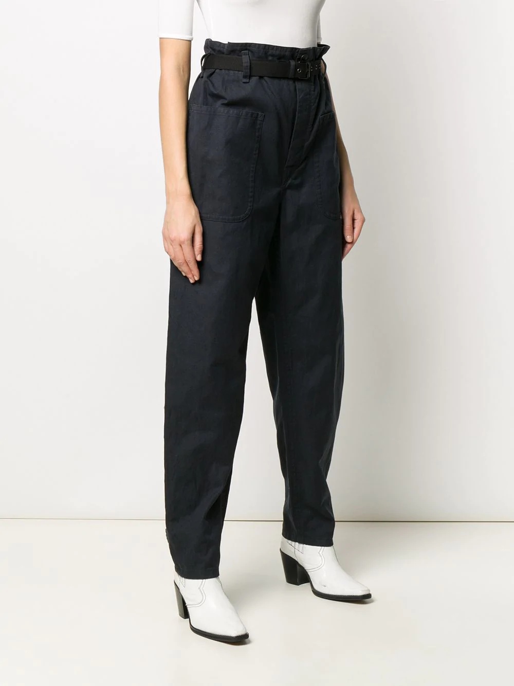 wide leg high waisted trousers  - 3