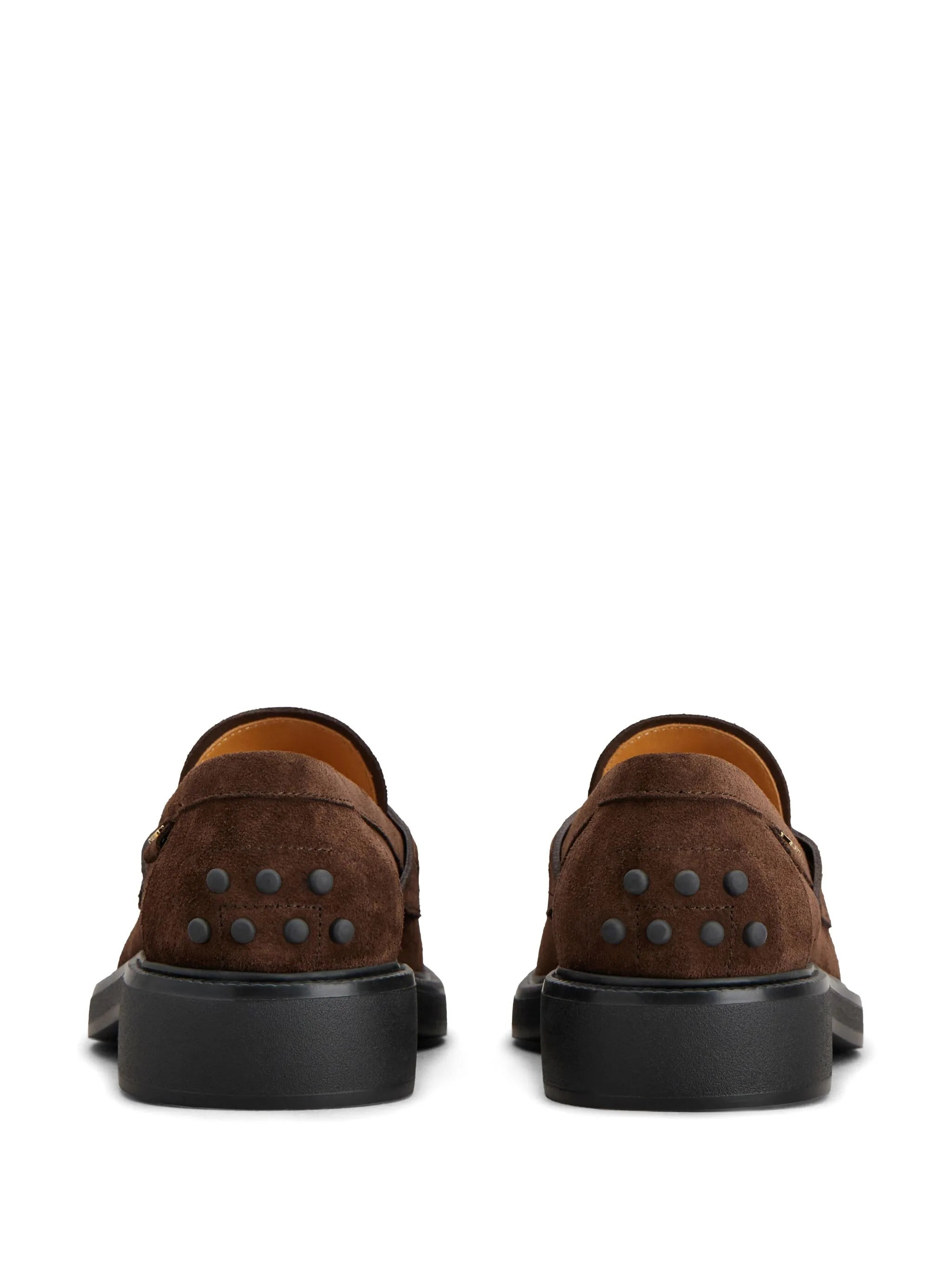 penny-slot suede loafers - 3