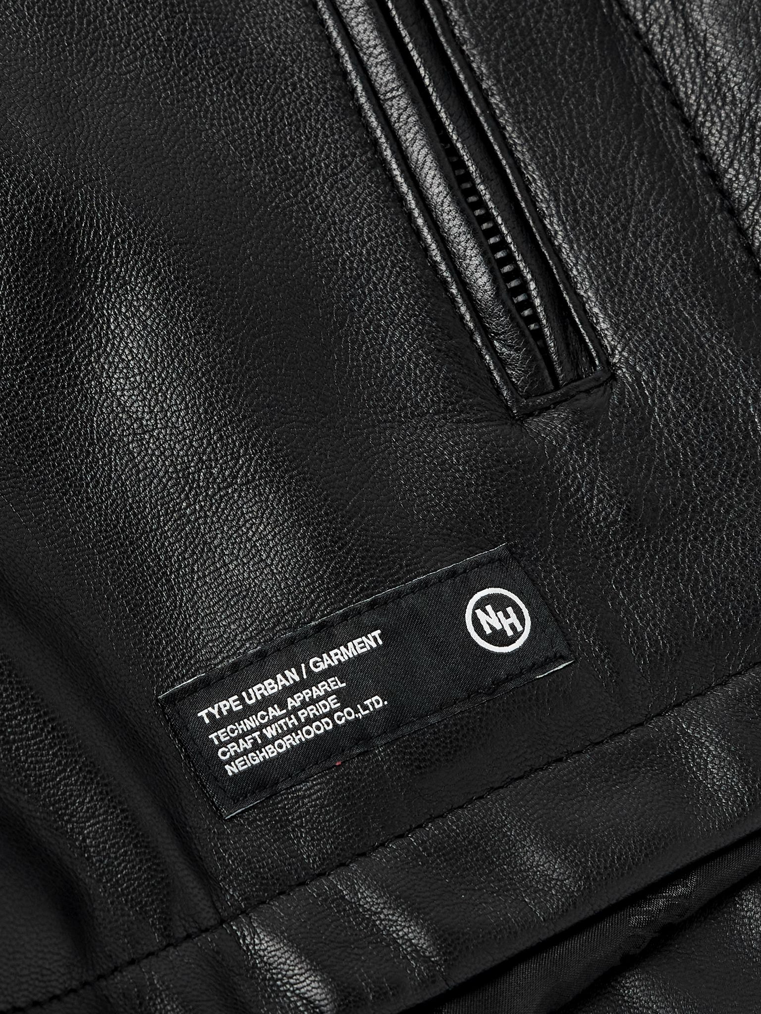PM Leather Jacket Black - 5