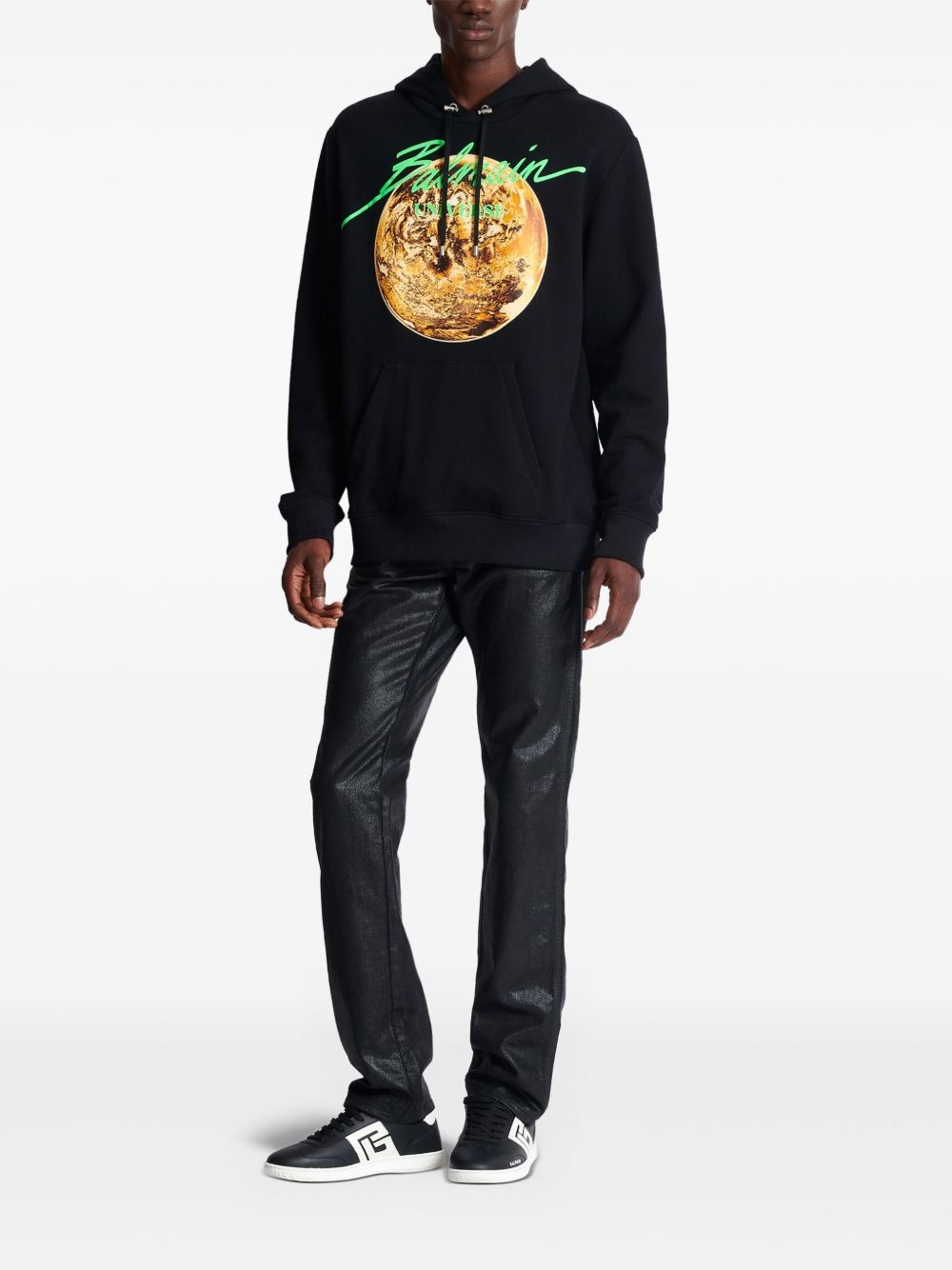 Universe & Planet-print hoodie - 2