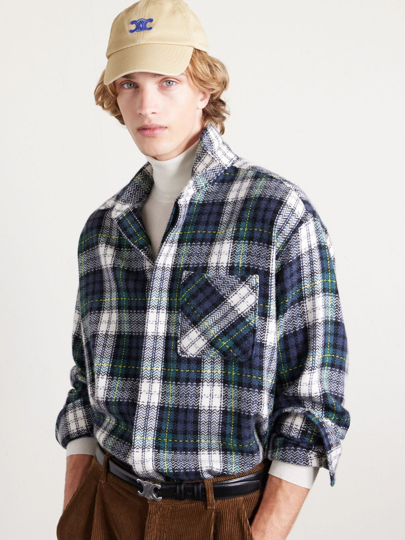 CELINE Vivienne Logo-Embroidered Cotton-Twill Baseball Cap Beige outlook