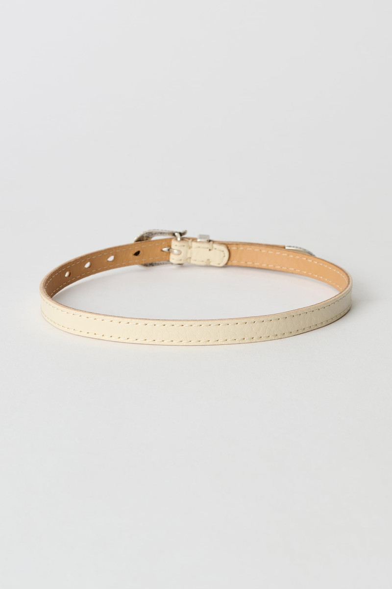 Our Legacy Cowboy Wrap Around Deep Ecru Leather outlook