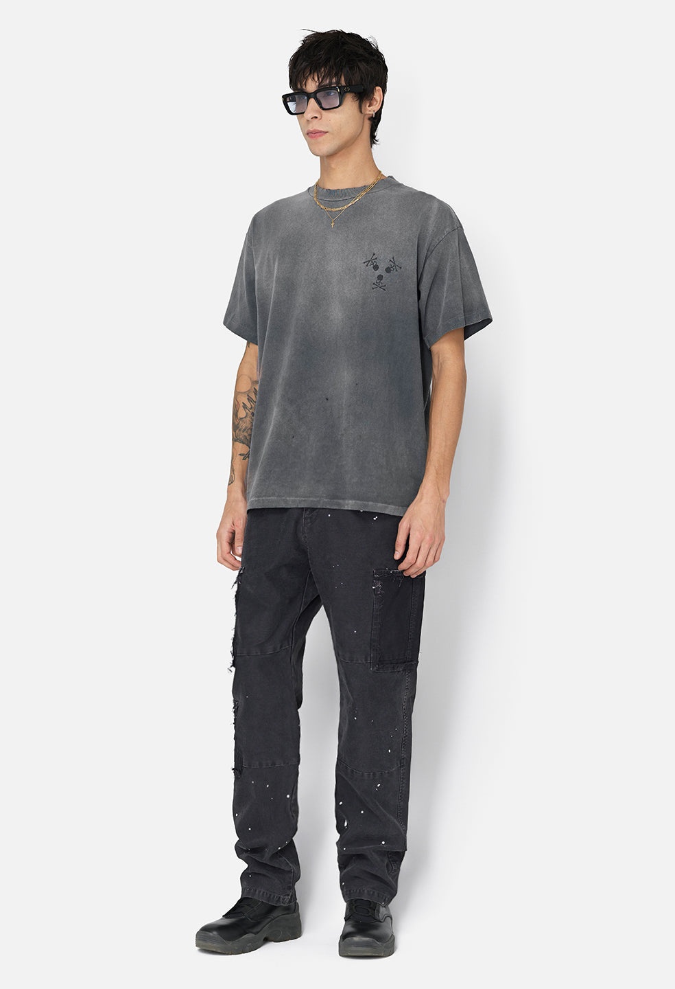 JE X MASTERMIND VINTAGE ROCK TEE - 4