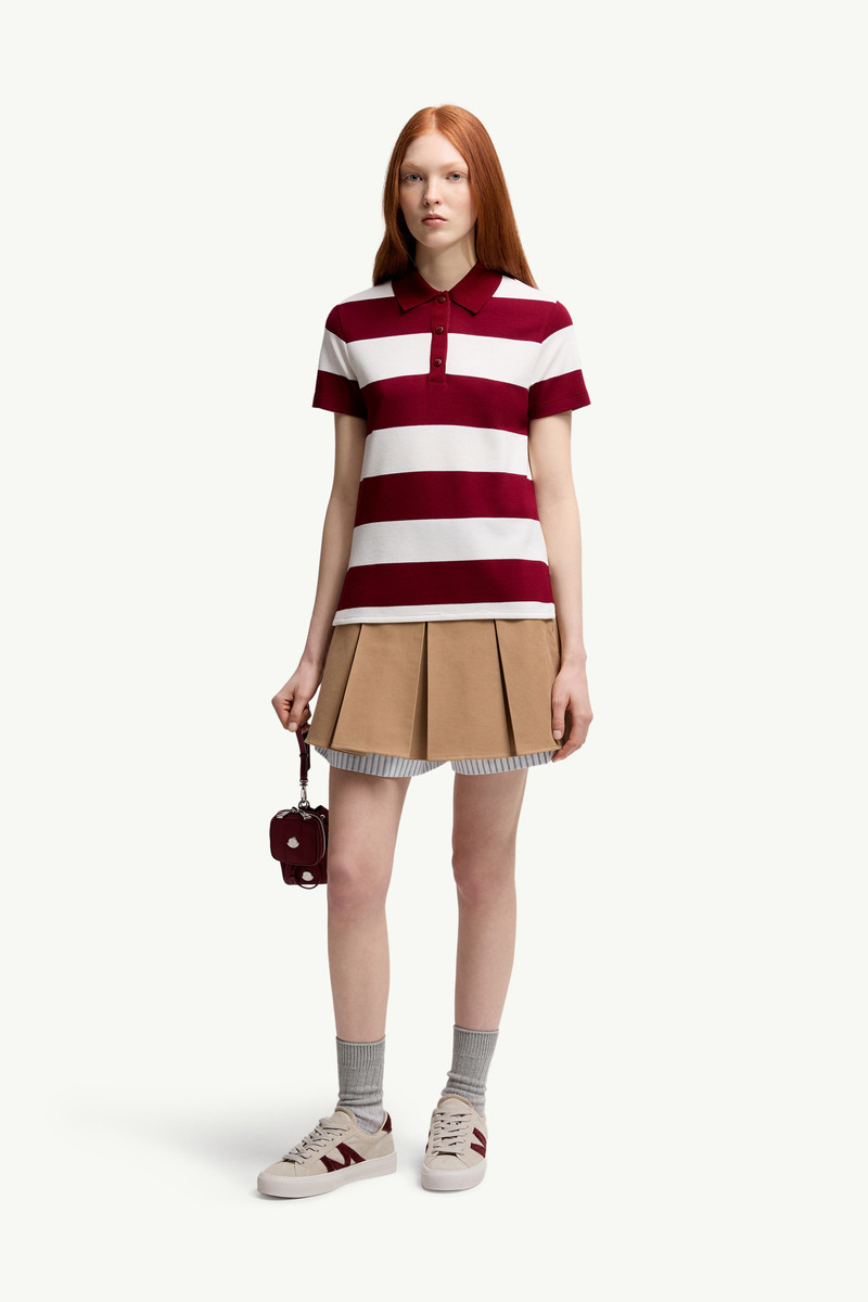 Moncler Striped Polo Shirt outlook