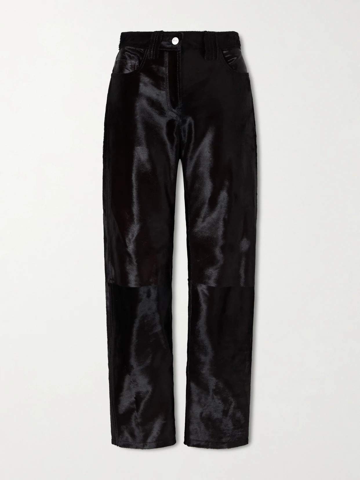 Callum Calf Hair Straight-leg Pants - 1